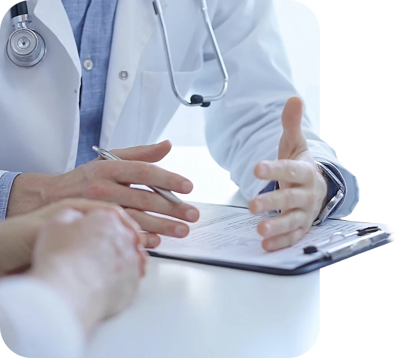 doctor explaining